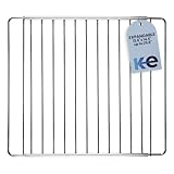 Anakel Home Backofen Gitterrost Ausziehbar 30,5 x 39-60 cm | Grillrost Edelstahl, Backofenrost Verstellbar, Ofen Gitter | Edelstahl
