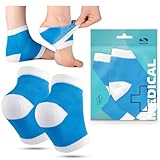 SULPO 3 Paare Fersensocken mit Silikon Einsatz - Silikon Fersenschutz, zur Hornhautpflege, Atmungsaktive Hornhaut Socken, Fersenschoner, Bequeme Silikon Socken