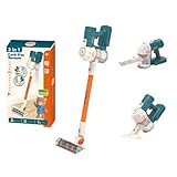 Staubsauger Spielzeug Kinder, Kinderstaubsauger mit Echter Saugfunktion und Zubehör, Staubsauger für Kinder, Putzset Für Kinder,Spielzeug Für Kinder ab 3 Jahren, Geschenke Für Kinder