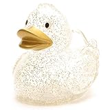 Badeente Camilla - Glitzer mit goldenem Schnabel