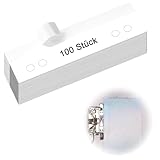 100 Stück Abheftvorrichtung Selbstklebend Heftstreifen 105×30 mm 4 Loch Heftstreifen Kunststoff Abheftstreifen Klebe Transparent Abheftmechaniken Fur Abheften Von Mustern Zeichnungen