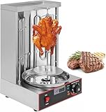 BLOSSS 3000 W BBQ-Fleisch-Shawarma-Maschine für den gewerblichen Gebrauch, 360°-Braten, vertikaler Kebab-Fleischgrill-Maker, Edelstahl-Rotisserie-Ofen, Kebab-Döner, Temperatureinstellung