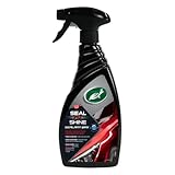 Turtle Wax Seal 'n' Shine Sprühwachs-Versiegelung, Hochglanz Politur, 500 ml, Anwendbar auf nassen oder trockenen Autos mit Carnaubawachs für Glanz, streifenfreie und langanhaltende Schutzwirkung