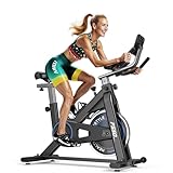 ORISYN Heimtrainer Fahrrad Ergometer Heimtrainer mit 300 WATT Widerstandsmoment 4-Fach Verstellbaren Lenker und Sattel Indoor Fitnessbikes mit RPM Große Tablet-Halter 160KG Belastbar