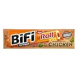 BiFi Chicken Roll XXL - 24er Pack (24 x 70g) - extra große Hähnchen-Roll im soften Teigmantel - sättigender Snack für zwischendurch - ideal für Reisen, Arbeit oder Freizeit - 100% Hähnchenfleisch