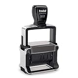 Trodat Professional 5117 Wortbandstempel mit Lagertexten und Datum, Abdruck ca. 48 x 4 mm, Schwarz, Selbstfärbend