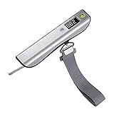 BZVCRTYKL Digitale Gepäckwaage – tragbare Kofferwaage, LED-Anzeige, 50 kg/110 lb, Digitale Gepäckwaage for Reisetaschen, Hängewaagen, Waage/7