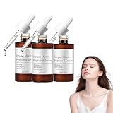 Veganes Mucin-Peptid-8-Serum, ultimatives veganes Mucin-Peptid-8-Serum und Creme, Vitamin-C-Gesichtsserum, straffend, Anti-Aging, Feuchtigkeit, für empfindliche Haut (3Pcs)