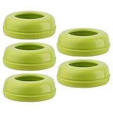 Halsbandringe Für Babyflaschen, 5 Stück Ersatzzubehör Für Die Brustwarzenmitte, Universelle Auslaufsichere Ringe In Lebensmittelqualität, Schraubverschluss Für Glasflaschen, Teile Für Die Säugl