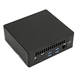 Lazmin112 Mini-PC, 8 GB DDR4 RAM 256 GB NVME SSD, 2,8 GHz Quad-Core-CPU, 12 MB Cache, 2,4 G 5 G Dualband-WLAN, Mini-Desktop-Computer, für Office Media Home Business