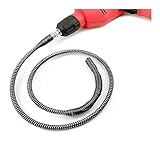 Rohrreinigungsspirale, Ø 10mm x 5 Meter Abflussreiniger Spirale mit Elektrischen Adaptern, Spirale Abfluss Rohrreinigung, Rohrreiniger Spirale Rohrreinigungswelle, Rohrreinigungspumpe für Toilette