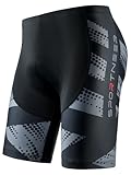 Sportneer Radlerhose Herren Gepolstert Kurz mit Sitzpolster 4D Fahrradhose Herren Schnelltrockende& Elastische Radhose Herren– Verbesserte Elastizität und Luftdurchlässigkeit Radlerhose Herren