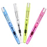 EXAOMBLE 4 Stück Füller Zubehör für Füllfederhalter Stift zum Färben von Wasser Bunte Stifte professionelle zeichenstifte schreibkladde wasserpinsel tinte stift malerei tinte stift Nylon
