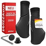 Wittkop Fahrradgriffe mit innovativem Mehr-Zonen-Design, Made in Germany I ergonomisches Design mit Anti-Rutsch Effekt inkl. Komfort- & EFC-Zonen für optimierten Grip & Komfort I Fahrradgriffe Lenker