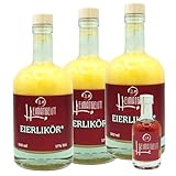 Eierlikör 500ml 17% vol.3er Pack inkl. Gratisprobe 50 ml