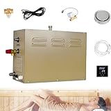 WTRYRN Duschbad-SPA-Generator, Dampfduschen-Generator-Kit, mit selbstentleerendem System, LED-Digitalsteuerung, geeignet für Badezimmer, Saunabadeorte, Hotels 9KW