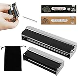 FINEASY 2 Stück Drehmaschine Zigaretten, 78mm+110mm Joint Drehmaschine, Tabakroller mit Zigarettenpapier, Zigarettenstopfmaschine, Tabak Drehmaschine Joint Stopfmaschine für Zigaretten
