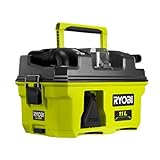 RYOBI 18 V ONE+ Akku-Nass-und Trockensauger RV1811-0, Saugleistung 115 AW, ohne Akku und Ladegerät