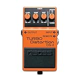 BOSS DS-2 Turbo Distortion Gitarren-Effektpedal, Klassische BOSS Distortion-Sounds mit zusätzlichen Turbo-Modi