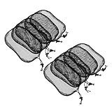 Toyvian 10 Stück Teiliges Elastisches Haarnetz für Damen Großes Dehnbares Netz für Perücken Ballett-dutt und Cosplay Atmungsaktiv Wiederverwendbar für Voluminöse Haarknoten und