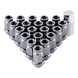 40mm Racing Leichte Aluminium-Felgenmuttern M12 * 1,25 M12 * 1,5 20 teile/satz(GRAY,M12x1.25)