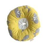 Levemolo Elisabeth Kreis Hunde hundekragen Dog Collars Hundehalsband für Hunde kleines Welpenhalsband Heilhalsband Katzenhalsband Schutzhülle PP Baumwolle Yellow