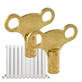 yakermur Entlüftungsschlüssel für Heizkörper, 2 Stück, aus Messing, für Heizkörper, Entlüftungswerkzeug, für Kreuzfahrten, Wohnmobile, öffentliche Häuser, Schlafzimmer, Wohnzimmer
