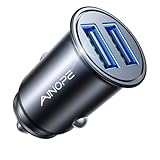 AINOPE Zigarettenanzünder USB 4.8A 12v USB Adapter Auto ladegerät Super Mini schnellladegerät Metall kfz ladegerät USB für iPhone 16/15/14/13/Pro Max Plus, Samsung S24 S25, Galaxy, iPad