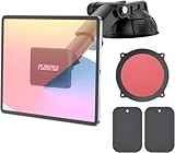 PLDHPRO Auto Handy and Tablet Halterung Magnetisch, Armaturenbrett Windschutzsche Autohalterung, 360 ° drehbarer, TPU-Saugfunktion klebriges Gel, für iPhone, iPad, Größe 4 '- 13' Zoll Tablets