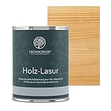 Lignocolor® Holzlasur (750ml Transparent farblos) schützende Lasur für Außen & Innen Wasserbasis