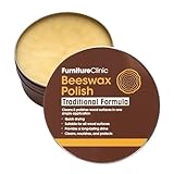 Furniture Clinic Bienenwachspolitur für Holz und Möbel – 200 ml – natürliches Bienenwachs für alle Holzarten und Farben (Klar)