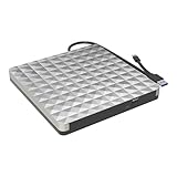 CPAOWEHF Externe DVD-Laufwerke für Laptop, USB 3.0, USB C, DVDs, Player für Laptop, ROM, Laufwerke, tragbare DVDs, Brenner