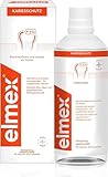 elmex Mundspülung Kariesschutz 400 ml – antibakterielle Zahnreinigung ohne Alkohol schützt effektiv vor Karies – für die tägliche Anwendung mit zweifach aktivem Kalzium-Fluorid Schutzschild