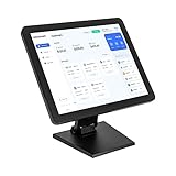 SHZICMY 17' LCD Touchscreen Monitor POS Kassenmonitor Touch Screen HDMI VGA 1280×1024 Kassen-Monitor für PC POS Kasse Restaurant Bar Coffee Store