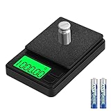 Feinwaage 1000g x 0.01g Feinwaage Multifunktions Taschenwaage Gramm Waage,Zählfunktion mit 7 Wiegeeinheiten, Taschenwaage für Lebensmittel,für Schmuck,Kaffee