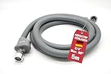 ELECTROHOGAR Waschmaschinenschlauch Aquastop 5M | Aquastop Schlauch Waschmaschine Anti-Leckage | Kompatibel mit allen Marken | Wasserstop mit doppeltem Schutz