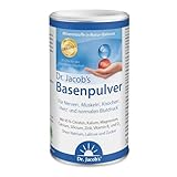 Dr. Jacob's Basenpulver I 300 g Dose Original Citrat-Basen-Pulver I Nahrungsergänzung mit besonders viel Kalium wie in Gemüse und Obst