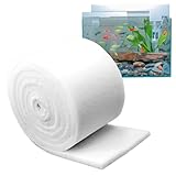 ALICEEDG Polyester Filterschwamm, Filterwatte Aquarium, Verdickung, Hohe Dichte Filterschwamm 1m x 12cm, Aquarium Filterschwamm für die Filtration von Klimaanlagen, Aquarium Filtermatte