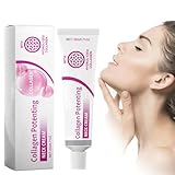 Kollagen Hals & Dekollete Creme - Hals & Dekollete Creme Straffend - Collagen Tighten and Lift Neck Cream - Anti Falten Creme Halscreme - Feuchtigkeitscreme Verbesserung der Hautelastizität Hautpflege