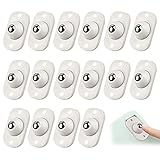 GWAWG 16 StüCk MöBelrollen Selbstklebend,Rollen für MöBel,für KleinmöBel,Schwere GegenstäNde,Tor,Bett,KüChe