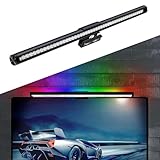 LEUTED LED Monitor Lampe, USB Monitor Light Bar mit Touch Control, Dimmbare Computer Monitor Beleuchtung, Büro Schreibtischlampe ohne Blendung Flimmern, Bildschirmlampe Leselicht