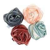 Ipetboom 4 Stück Badekugel Badeblume duschzubehör hautpflege Badezimmerzubehör Badezubehör hautreinigung Gesichtspeeling-Schrubber Körperwäscher für die Dusche Peeling-Gesichtswäscher Sport