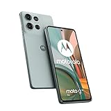 Motorola Moto g75 5G Smartphone (6,78'-FHD+-Display, 50-MP-Kamera, 8/256 GB, 5000 mAh, Android 14) Succulent Green (Veganes Kunstleder), inkl. Schutzcover [Exklusiv bei Amazon]