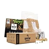 Brew Monkey® Bierbrauset Nachfüllpack Helles | 5 Liter Bier | 6,4% Vol. | Hochwertigen Bier Zutaten | Malz. Hopfen und Hefe | Umfassendes Anleitung | Originelles