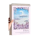 Skizzenbuch mit 100 Seiten, dickes Papier, auslaufsicher, für Studenten und Künstler, Zeichnen, Malen, Skizzenblock