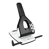 SAX 618 Kraftlocher/Starklocher | 65 Blatt | Mit Anschlagschiene (Schwarz)