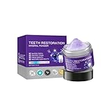Teeth Whitening Pulver für weiße Zähne, Zahnaufhellung und Bleaching Pulver mit sichtbaren Reinigung Effekt, Zähne aufhellen
