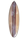 Seestern Sportswear Deko Holz Surfboard 50,80 oder 100 cm Airbrush Design Surfing Surfen Wellenreiten Surf /FBA_1852 80 cm