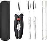 5 Stück Edelstahl Meeresfrüchte Werkzeug, Hummer Krabben Cracker, Seafood Cracker Tool, Set Meeresfrüchte Cracker, Nussknacker Walnusszange für Meeresfrüchte, Krabben, Hummer, Schalentiere, Nüsse