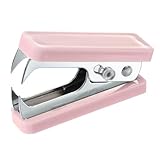 PATIKIL Acryl-Heftklammerentferner, robuster Heftklammerabzieher zum Entfernen von Heftklammern, Mini-Heftklammerabzieher mit Schloss für Büro, Schreibtisch, Zuhause, Desktop-Zubehör, Rosa